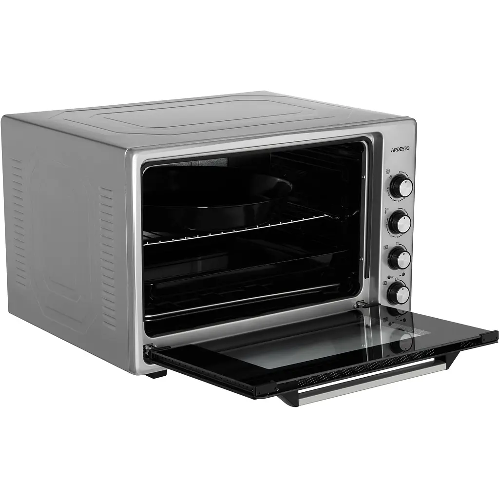 Печь электрическая Ardesto 70 л, 2000 Вт, механич., двойное стекло, серый - фото 5