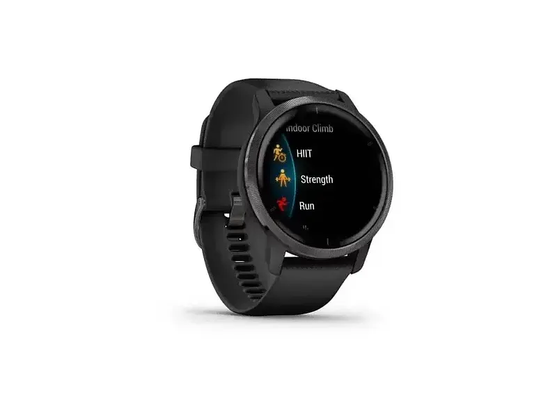 Смарт-годинник Garmin Venu 2 Slate Stainless Steel Bezel with Black Case and Silicone Band (010-02430-11/01) - фото 2