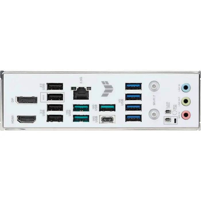Материнская плата AM5 Asus TUF GAMING B850M-PLUS WIFI7 W, B850, 4xDDR5, Int.Video (CPU), 4xSATA3, 3xM.2, 1xPCI-E 5.0 x16, 1xPCI-E 4.0 x1, ALC1220P, Realtek 2.5Gb, WiFi 7, Bluetooth 5.4, 10xUSB 3.2 / 6xUSB 2.0, HDMI/DP, MicroATX - фото 6