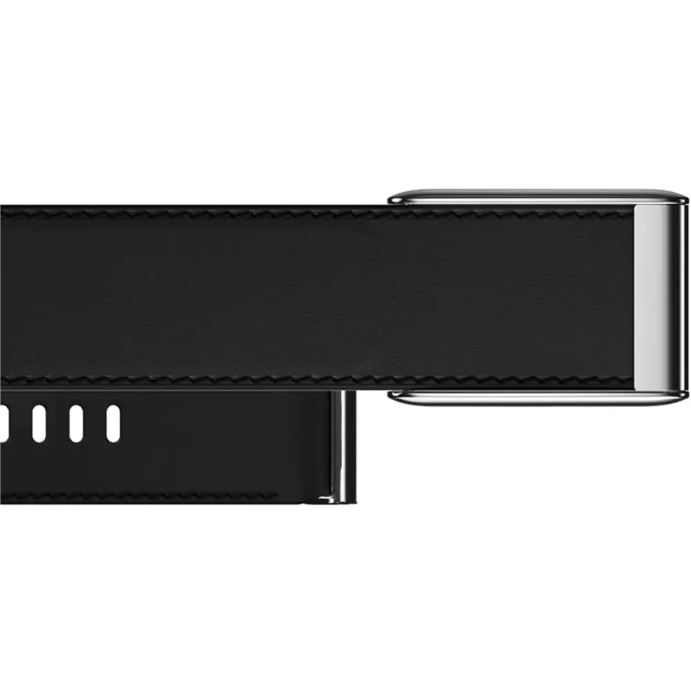 Ремінець ArmorStandart Leather Loop для Whoop 5.0 / MG Black with Siver (ARM90087) - фото 3