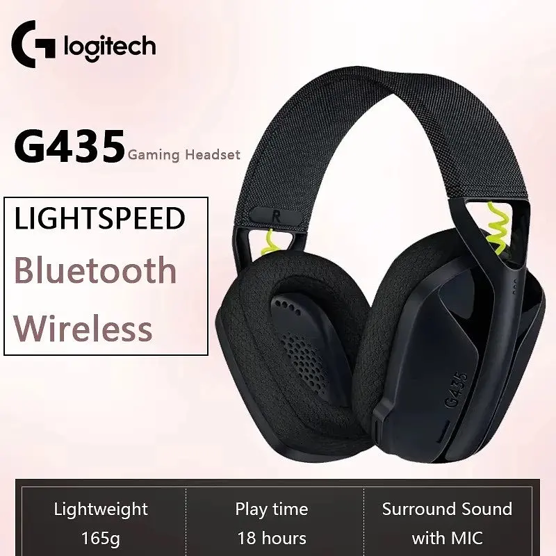 Наушники бездротові Logitech G435 LIGHTSPEED BLACK - фото 4