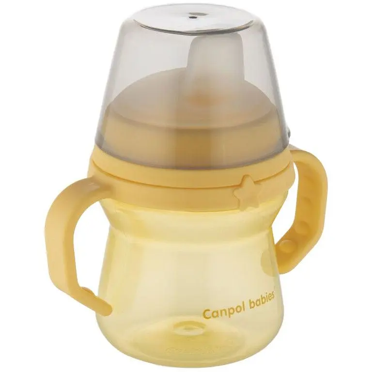 Кружка тренувальна Canpol babies First Cup Bonjour Paris 150 мл жовтий - фото 2