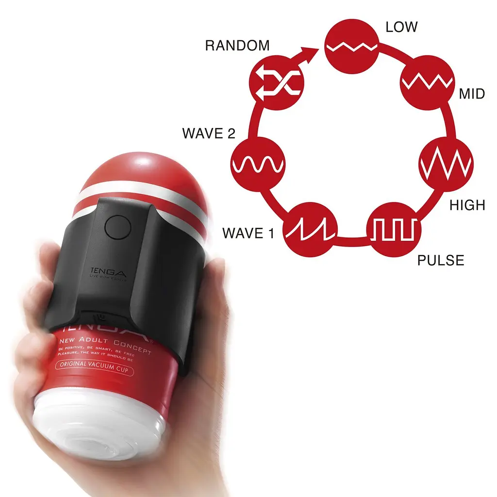 Вібронасадка Tenga CUP VIBRATOR - фото 2
