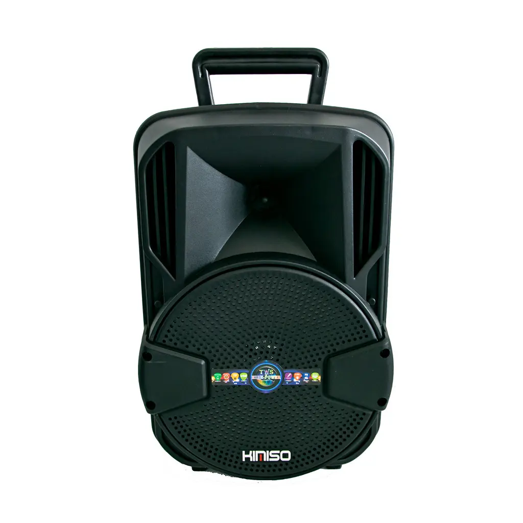 Музыкальная колонка блютуз с Kimiso KS-M1 FM колонка с подсветкой и микрофоном, Hi-Fi радио колонка (ST) - фото 5
