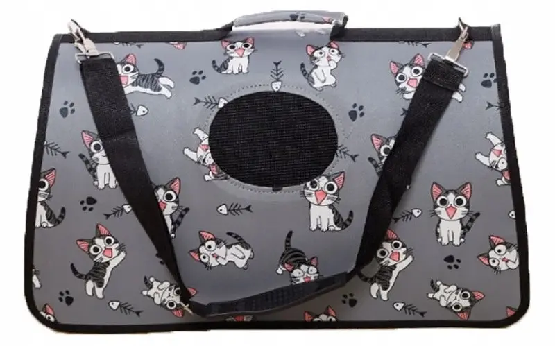 Сумка-перенесення для тварин Nobrand Petstory S1645296 40х28х20см Сірий - фото 2