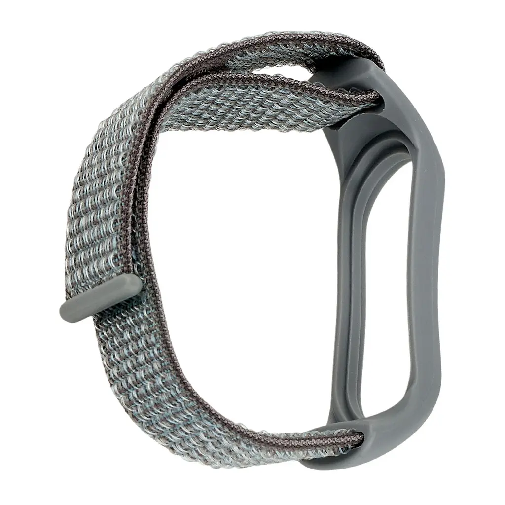 Ремінець Nylon Mi Band 3/4/5/6/7 Storm Сірий - фото 2
