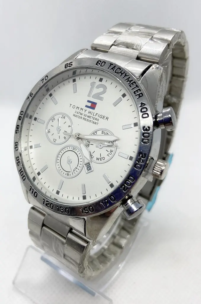 Наручний годинник чоловічий Clockhouse Tommy Hilfiger Сріблястий (IBW792SO)