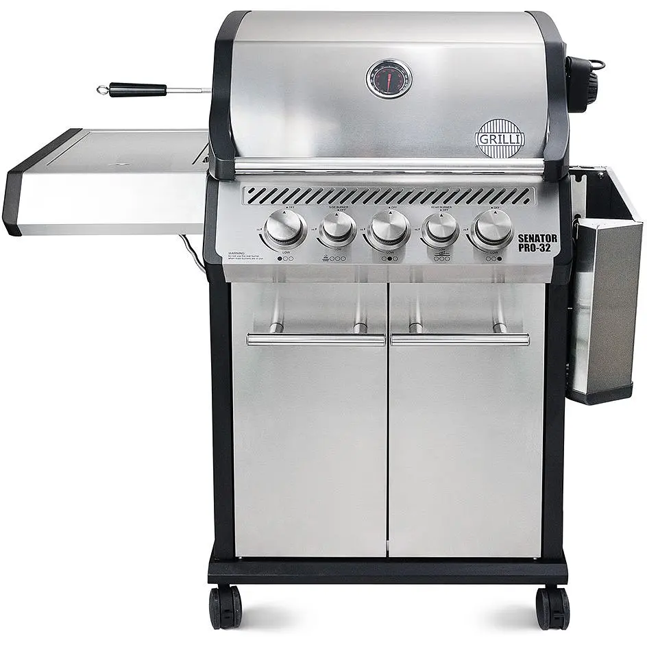 Газовый гриль Grilli Senator Pro-32 с системой BBQ Block Fire (700377) - фото 2