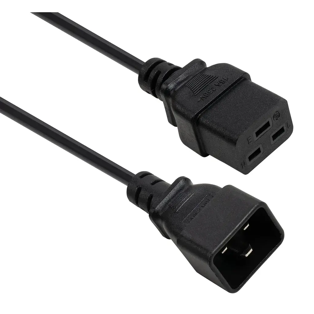 Кабель живлення C19 to C20 1.8m 1.5mm2 copper Vinga (VYPCC19201815CU)