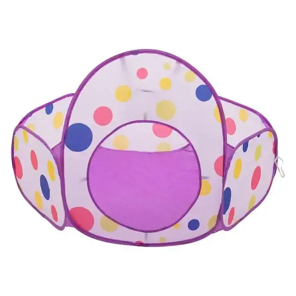 Намет дитячий ігровий LUGI HP-S-4NDV з тунелем та басейном для кульок бузковий - фото 7