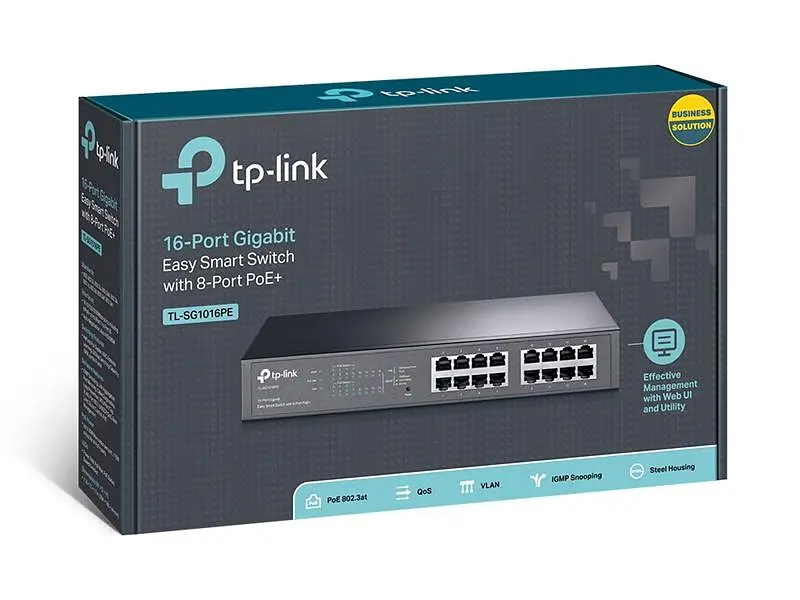 Комутатор TP-Link TL-SG1016PE - фото 4