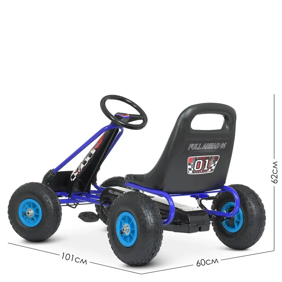Велокарт дитячий Bambi kart M 0645(2)-4 синій - фото 4