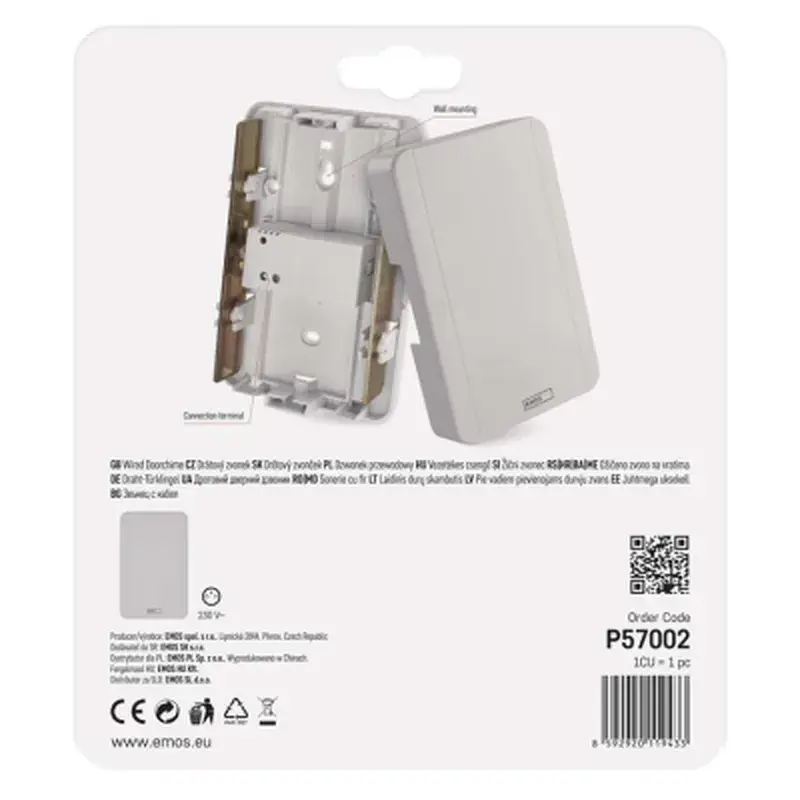 Дверний дзвінок EMOS P57002 - фото 9