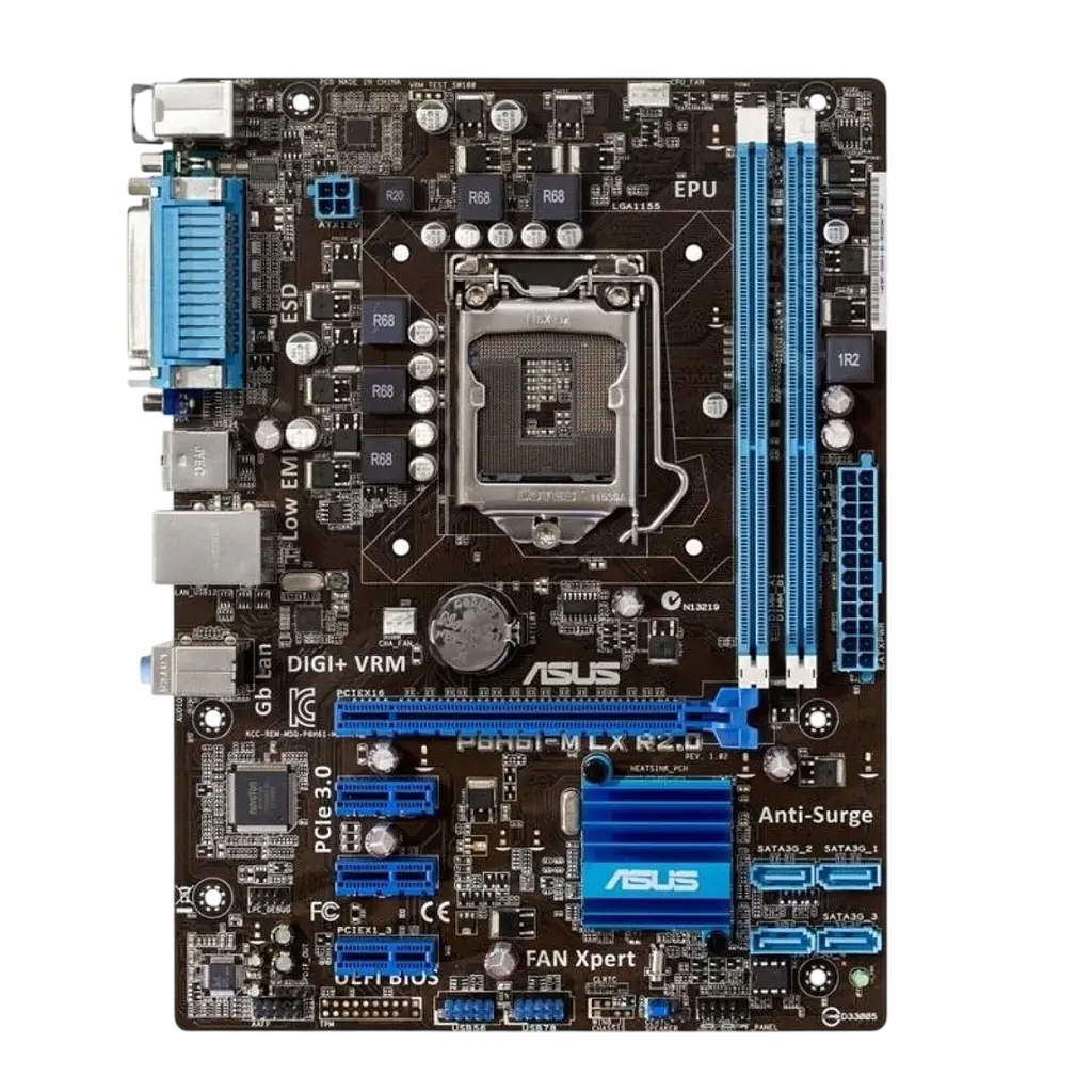 Материнська плата Asus P8H61-M LX R2.0 LGA 1155 (P8H61-M LX) Б/В