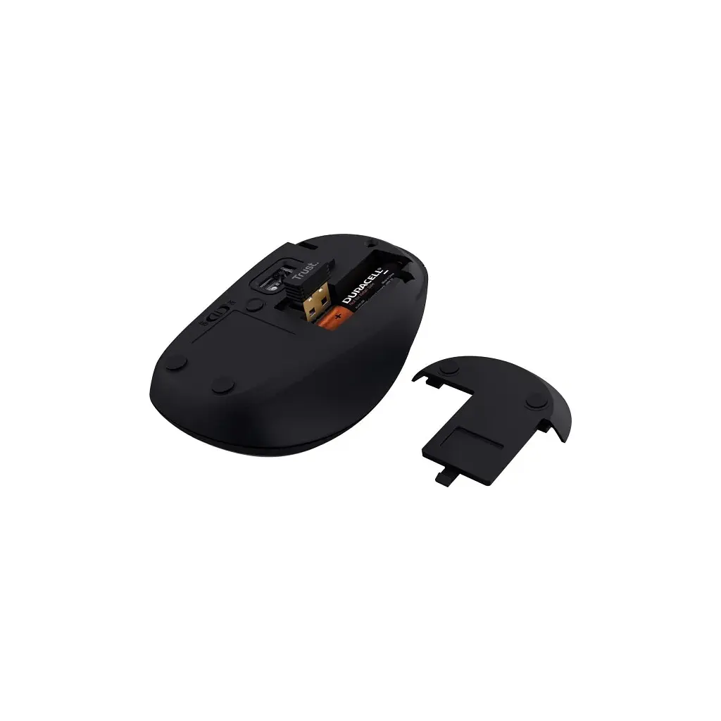 Мишка Trust Yvi+ Multi-Device Wireless/Bluetooth Black (25440) - фото 4