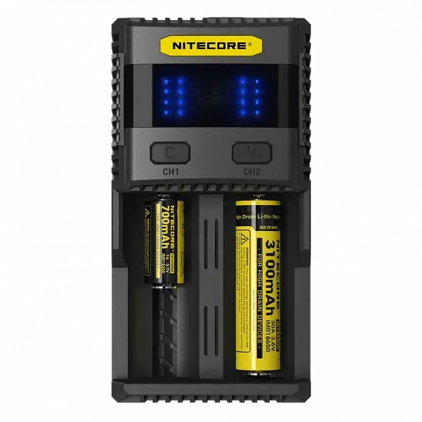 Зарядний пристрій для акумуляторів Nitecore SC2 Чорний (2459663069) - фото 2