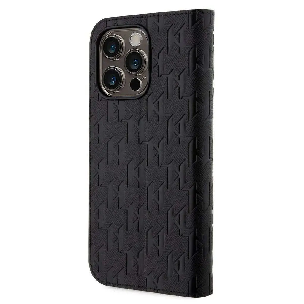 Чехол Karl Lagerfeld PU Saffiano Monogram для iPhOne 14 Pro Black - фото 4