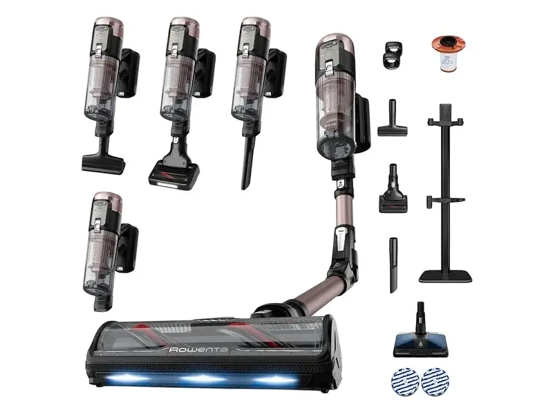 Вертикальний і ручний пилосос Rowenta X-Force Flex 16.60 Aqua Animal RH9CD9E0 2 в 1 - фото 2