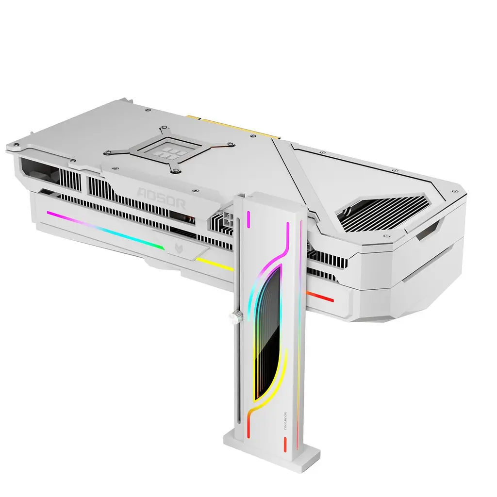 Підставка для відеокарти Coolmoon GH-6 ARGB White (GH6W) - фото 5