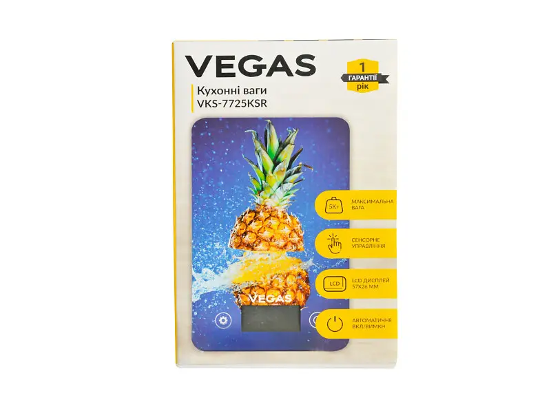 Ваги кухонні Vegas VKS-7725KSR - фото 2
