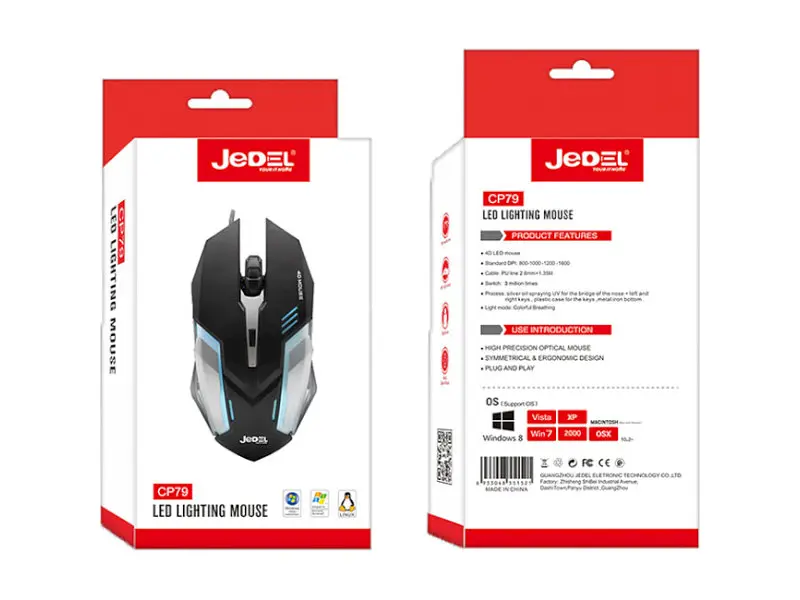 Миша Jedel CP79 Black USB - фото 3