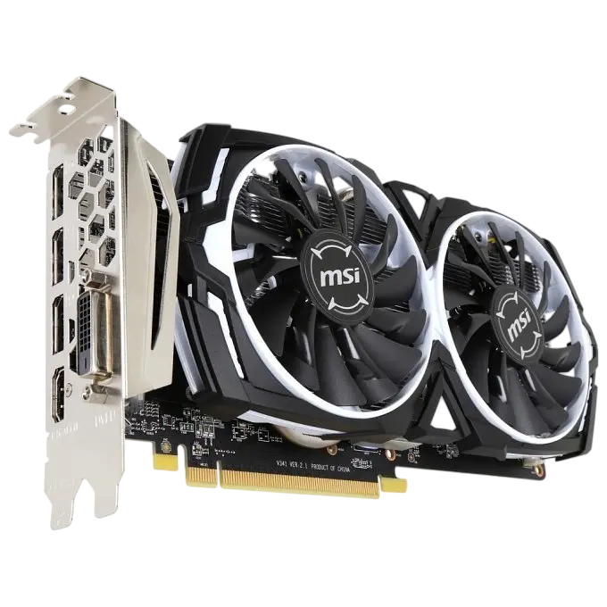 Відеокарта AMD Radeon RX 570 4GB MSI Armor (RX 570 ARMOR 4G) Б/В - фото 2