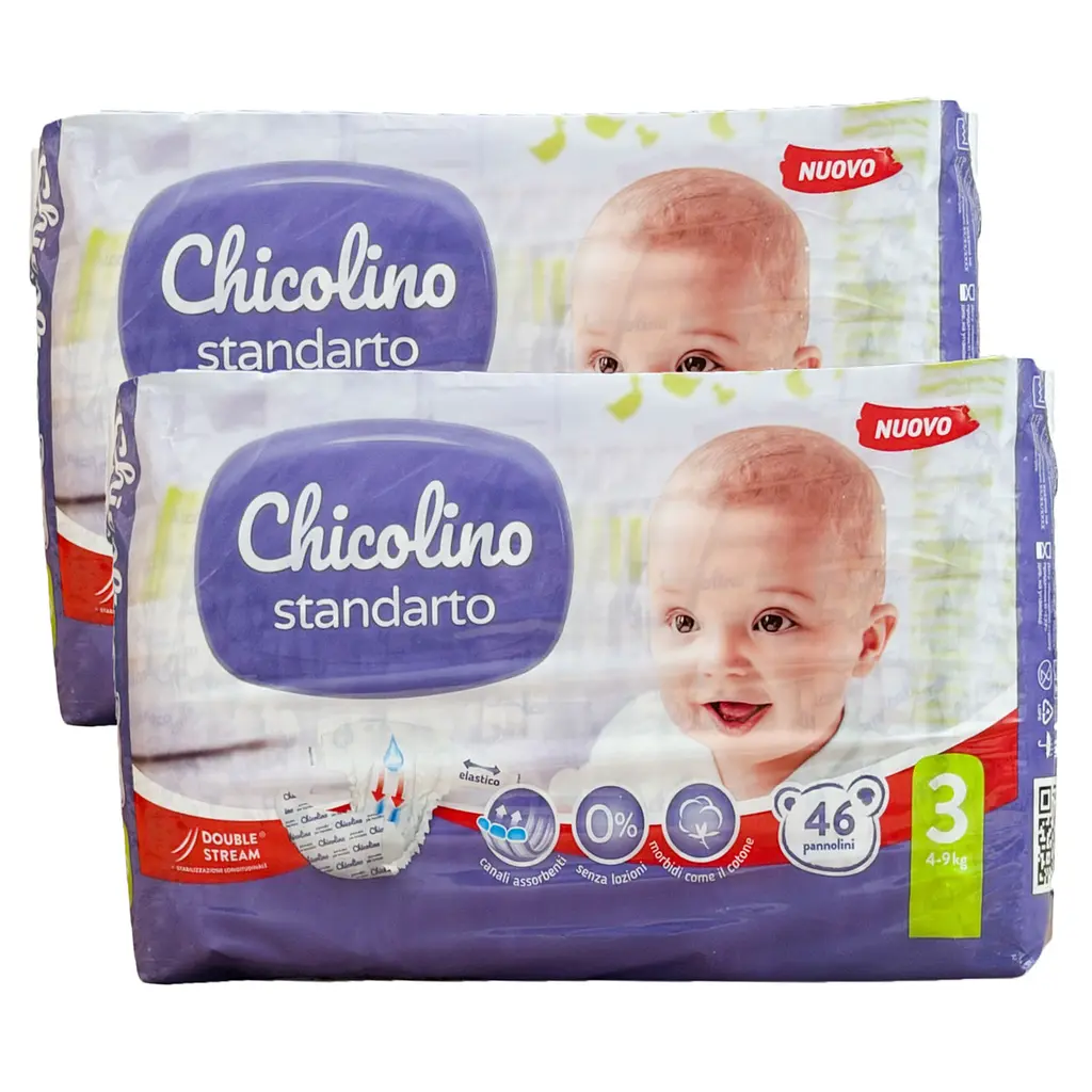 Підгузки Chicolino Standarto 3 (4-9 кг), 92 шт