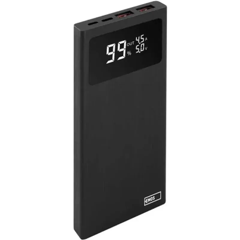 Батарея універсальна EMOS 10000mAh BETAQ 10, 22.5W, black (B0531B) - фото 3