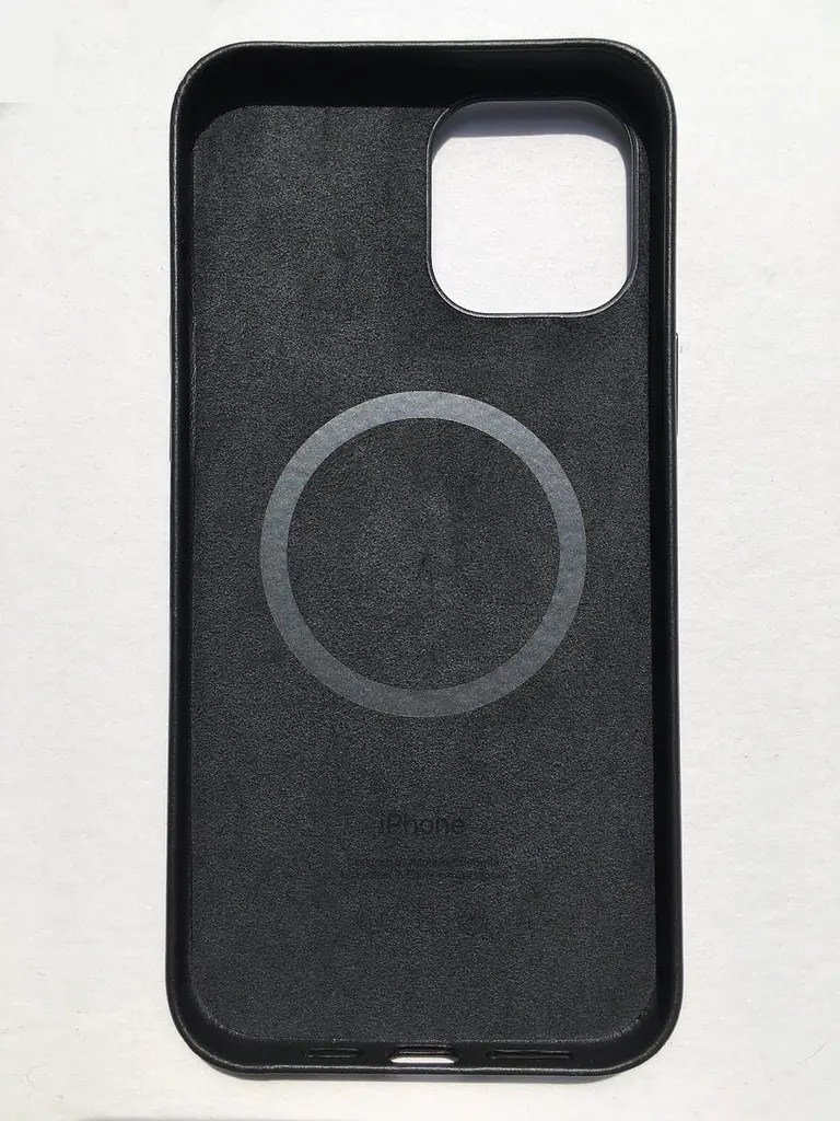 Чохол шкіряний Leather Case MagSafe MM183ZE/A (Original) для Apple iPhone 13 (6.1") Black - фото 6