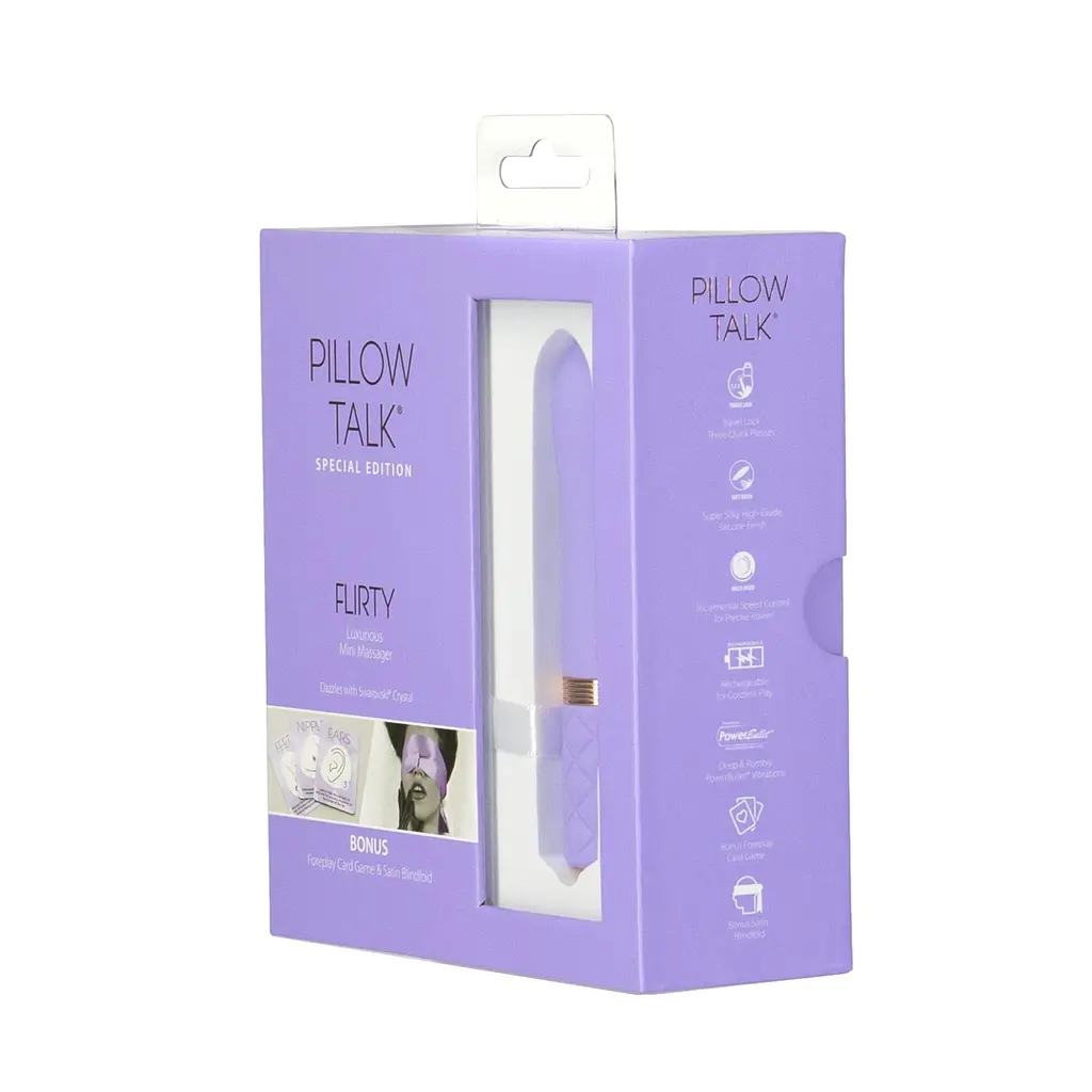 Вибратор Pillow Talk Flirty Special Edition 11 см фиолетовый - фото 8