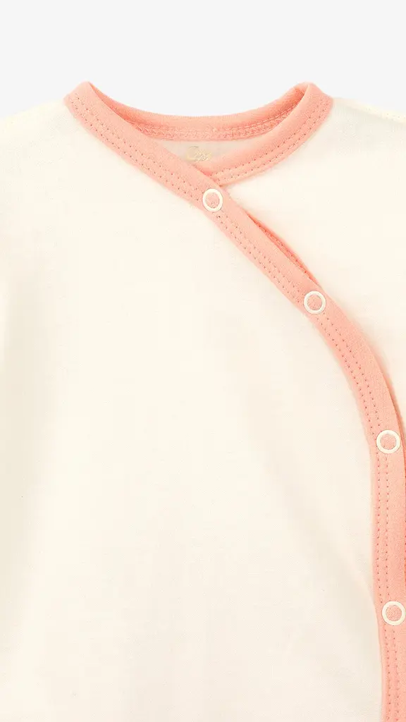 Боді на запах для дівчинки Baby Life 307 56 см Молочний shop (2000999325984) - фото 2