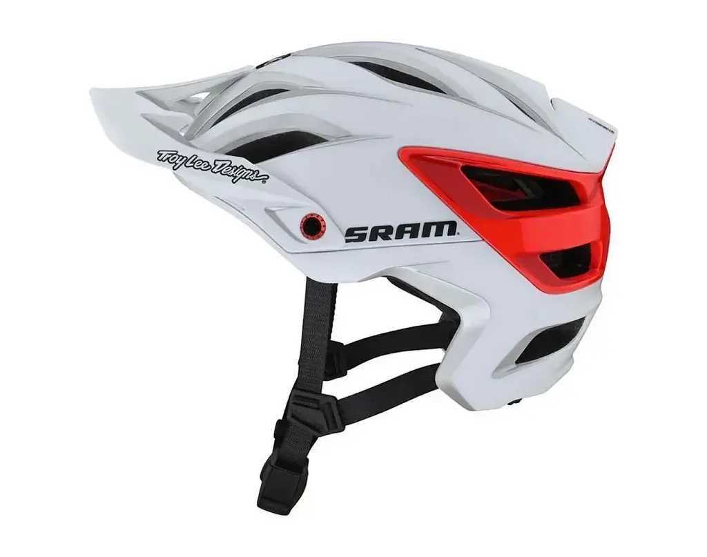 Велошолом Troy Lee Designs A3 Mips Helmet Sram White/Red XS/S (1106-150486001) - фото 2