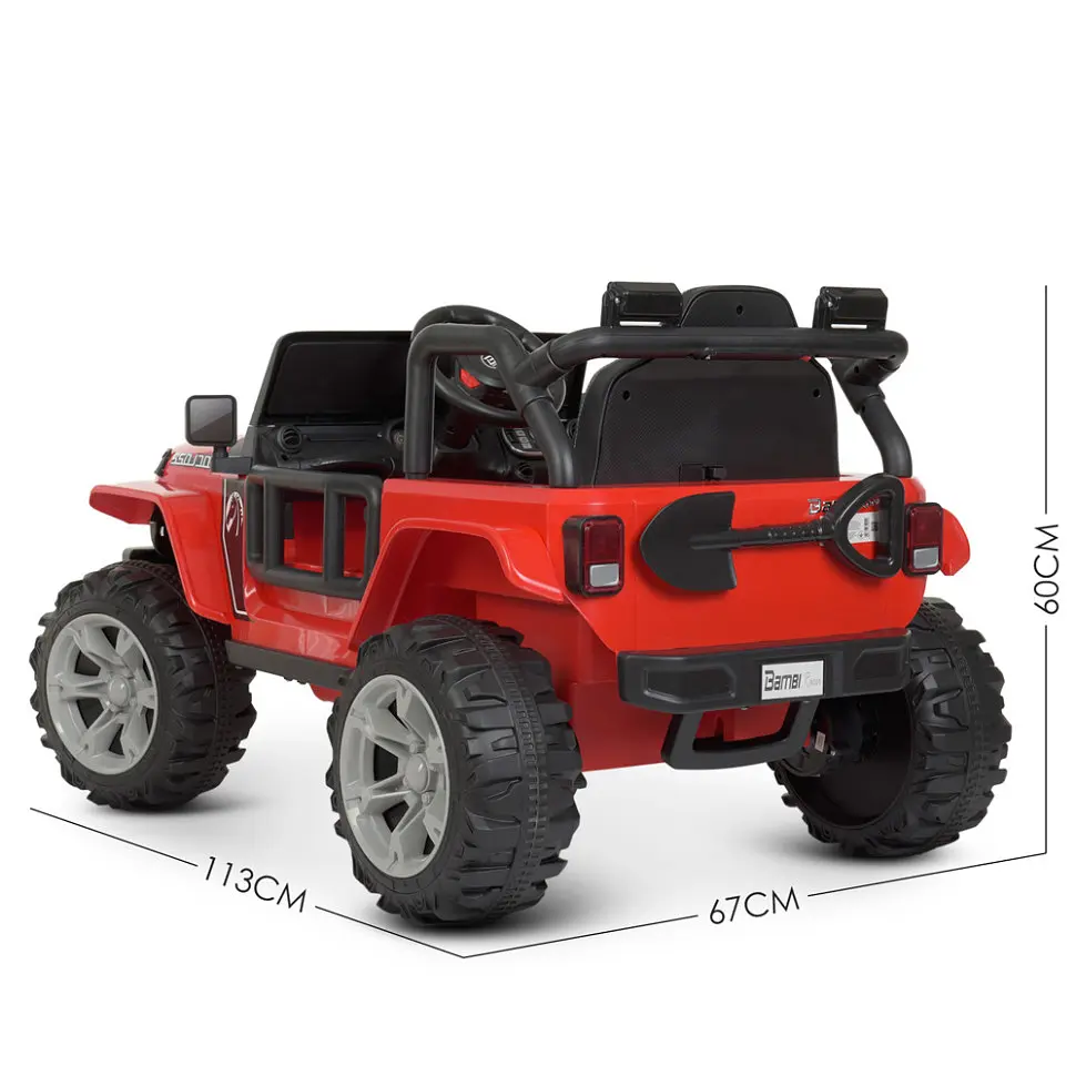 Дитячий електромобіль-джип Bambi Racer M 4282EBLR-3 до 30 кг - фото 2