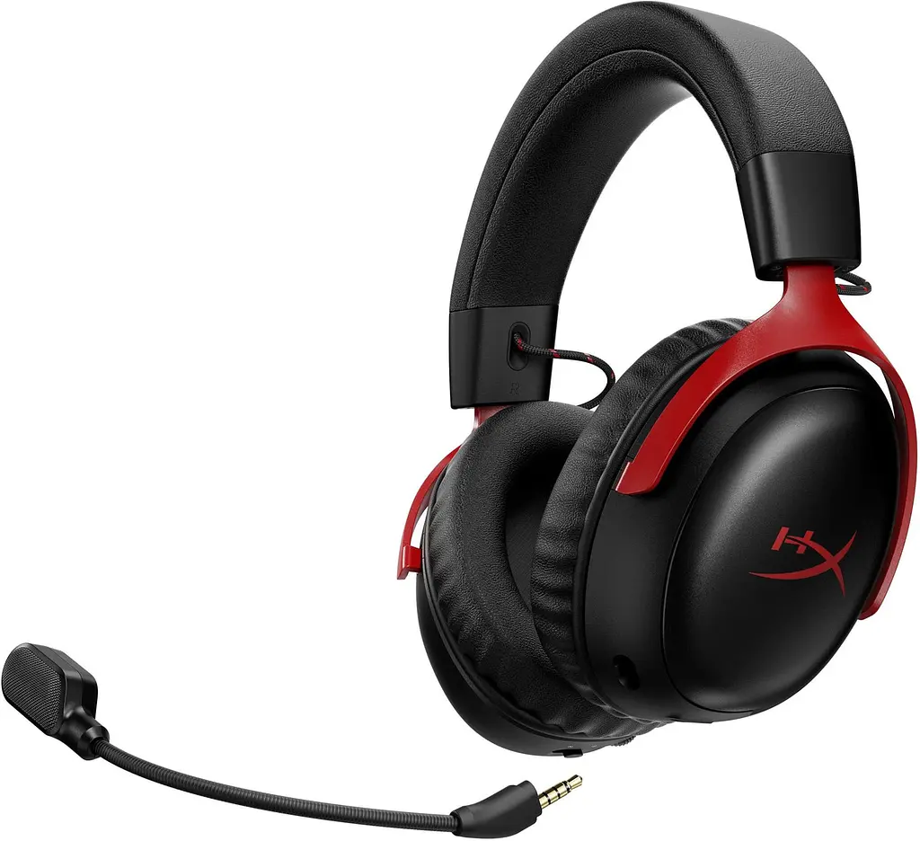 Навушники з мікрофоном HyperX Cloud III S Wireless Black/Red (A59Z0AA) - фото 2