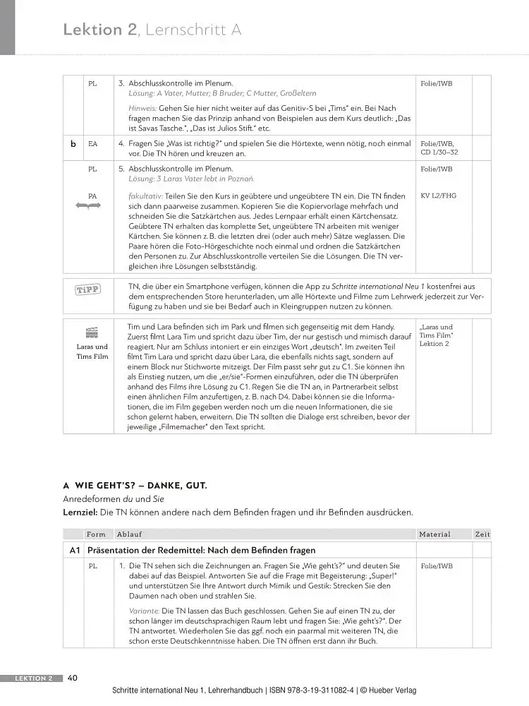 Schritte international Neu 1. Lehrerhandbuch - фото 4