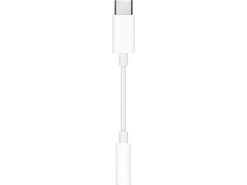 Адаптер Apple Headphone Jack Adapter Type-C to 3.5mm White (MW2Q3) - фото 2