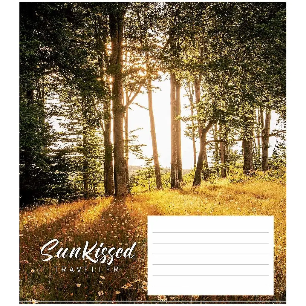 Зошит учнівський Школярик Sun kissed в лінію 24 аркуші ВД-лак 25 шт. (024-3232L) - фото 2