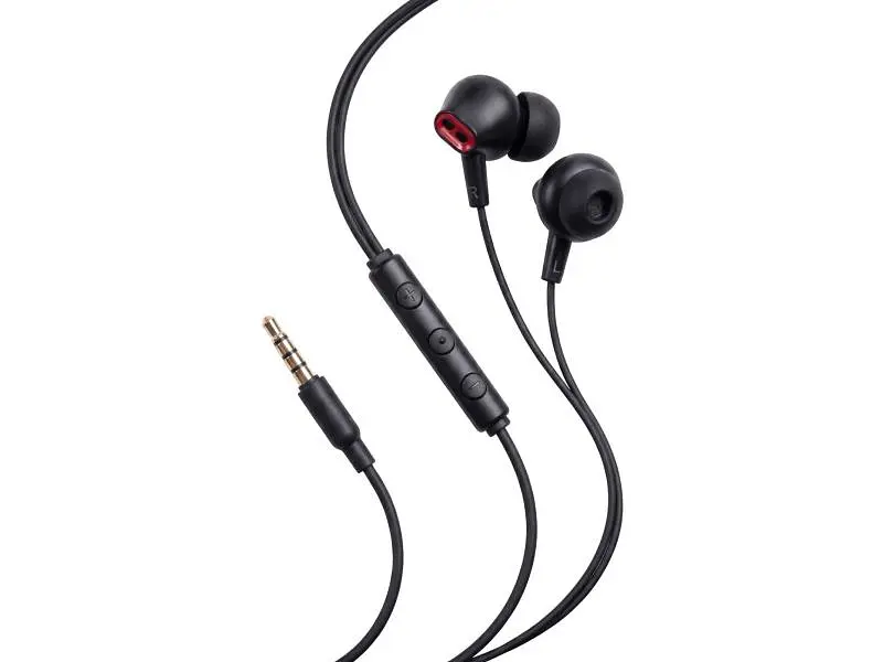 Навушники з мікрофоном Vention Echo Lite 3.5mm In-Ear Wired Black (GBABAV) - фото 2