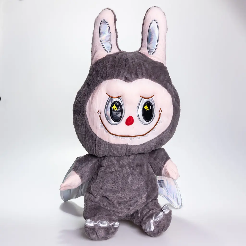 Мягкая игрушка-плед и подушка 3 в 1 Labubu Brown Dragon Серый Colorful Home 520-29G - фото 9