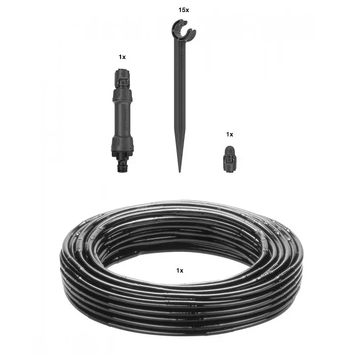 Комплект поливу Gardena Micro-Drip-System для рядного поливу 25 м, 1.6 л/год (13500-20)