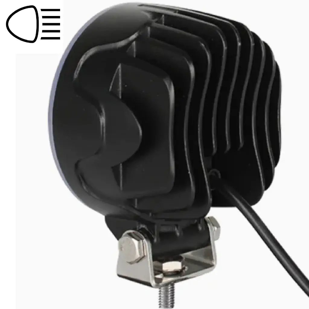 LED фара Brevia EPISTAR Sport Далеке світло 10-30V 12W (4x3W) 880Lm Алюмінієвий корпус IP68 (10601RSX1) - фото 3