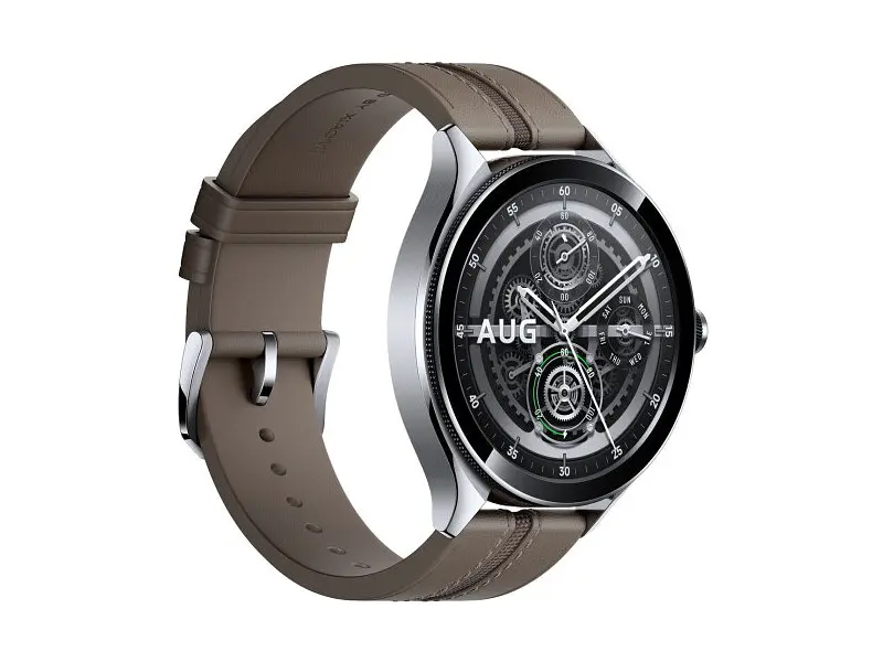 Смарт-годинник Xiaomi Watch 2 Pro Bluetooth Silver Case with Brown Leather Strap (BHR7216GL) - фото 2