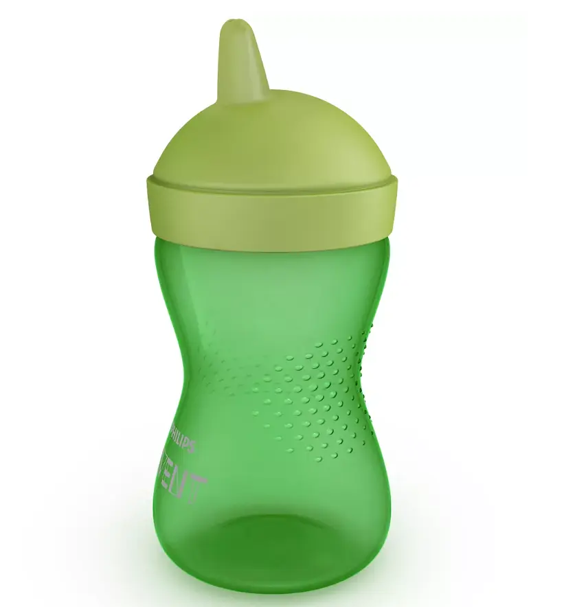 Чашка-непроливайка с жестким носиком Philips Avent 18+ мес. 300 мл зеленая (SCF804/03) - фото 3