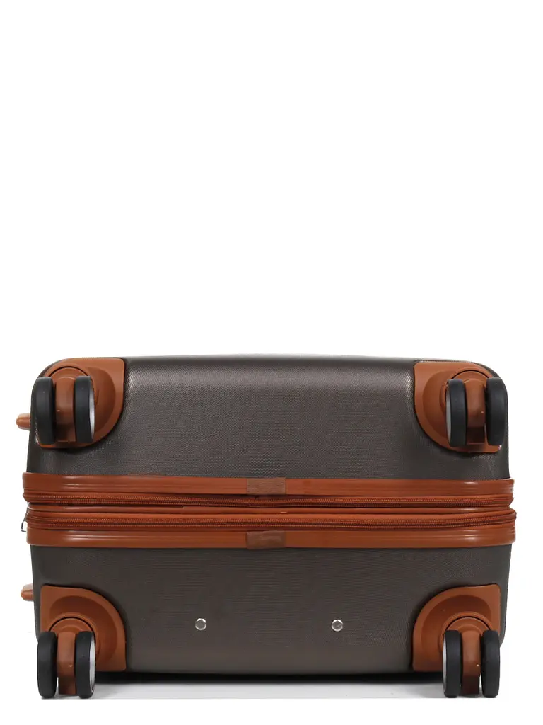 Валіза середня M ABS-пластик Worldline Airtex 629 67×45×27см 74л Коричнева - фото 10