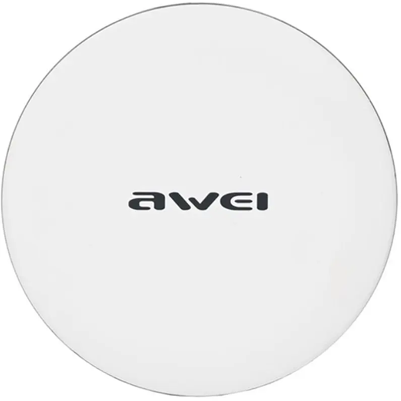Бездротовий зарядний пристрій AWEI W6 Wireless charger White - фото 2