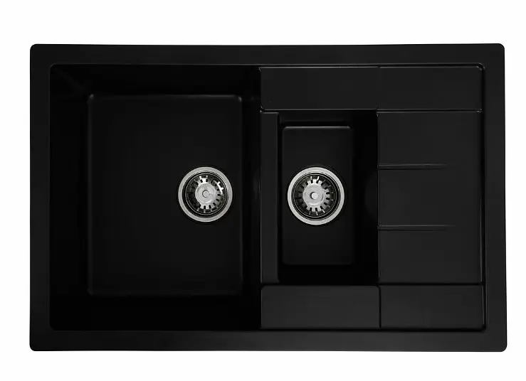 Кухонна мийка Platinum 7850W TOSKANA матова Чорна (SP000025177)