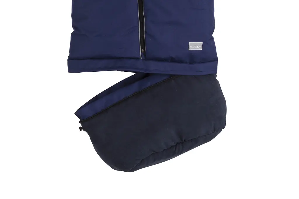 Зимовий конверт Nuvita 9845 Carryon, темно-синій з бежевим (NV9845CARRYONNAVYBLUE) - фото 3