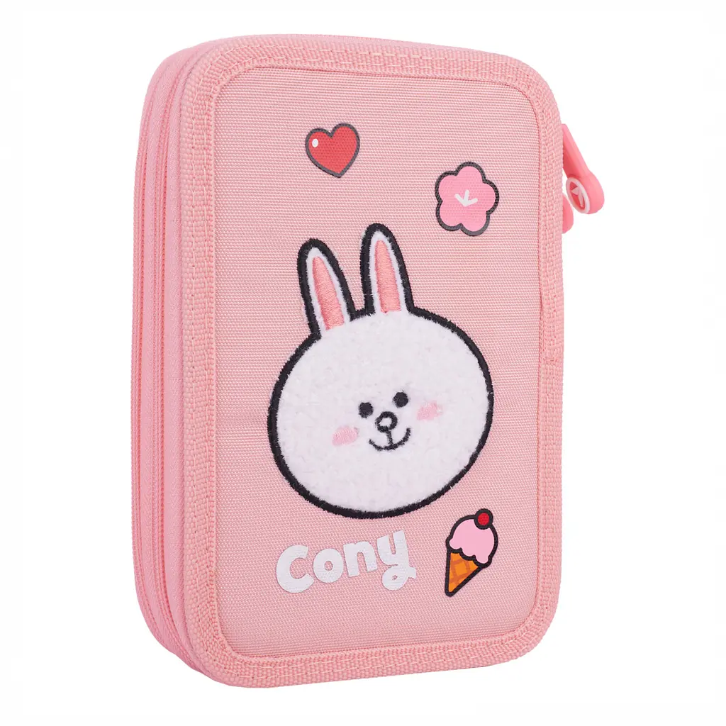 Шкільний пенал твердий подвійний Yes Line Friends Pretty Choco and Cony HP-01 - фото 2