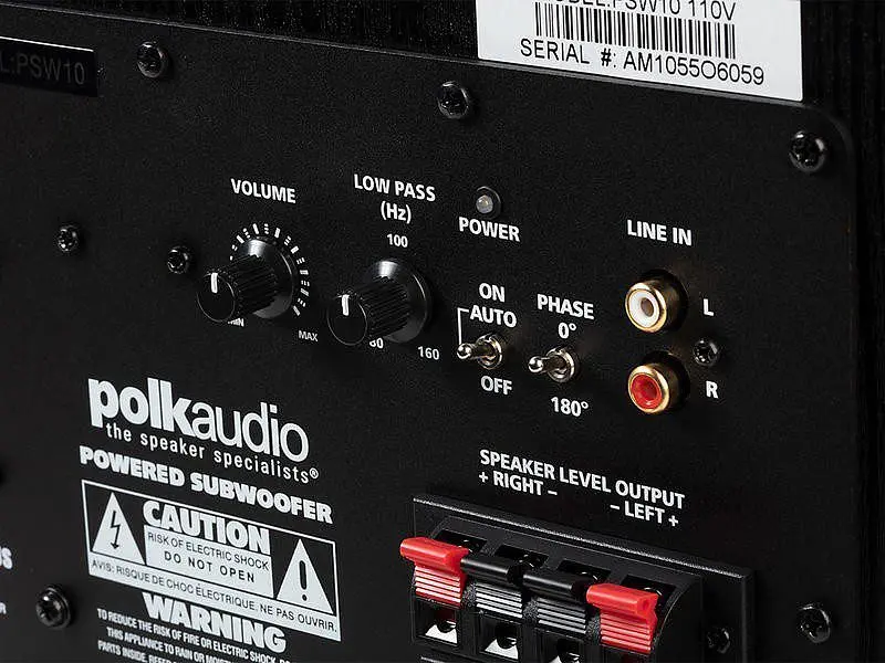 Сабвуфер Polk Audio PSW10E Black - фото 6
