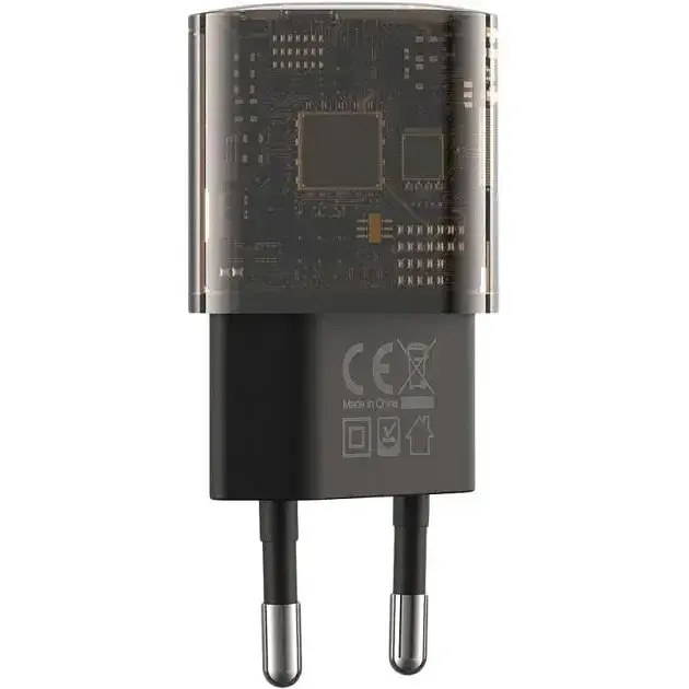 Зарядний пристрій мережевий XO CE05 Type-C PD 30 W / QC 18 W чорний - фото 2